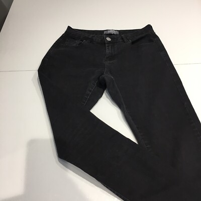 DOROTHY PERKINS ASHLEY LADIES BLACK DENIM JEANS SIZE