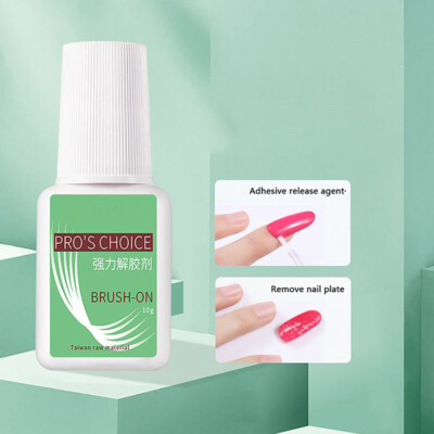 Liquid Debonder for False Nail Tips Glue Remover Rhinestones UV Gel Cleaner T_ro
