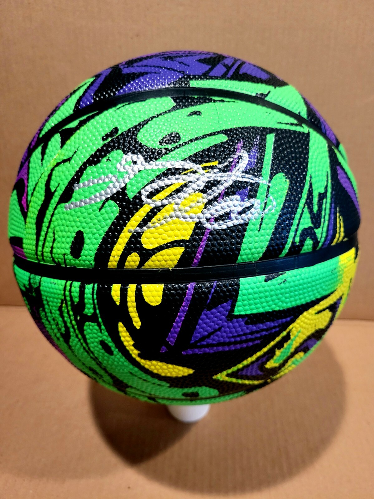 De'Aaron Fox Autographed Signed Sacramento Kings Custom AND 1 One Basketball Kings - Beckett COA 