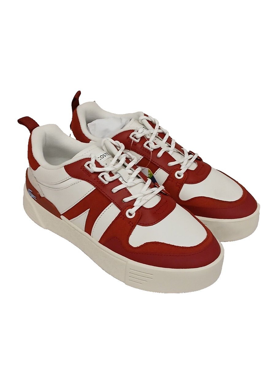 NEW Lacoste L002 222 1 Cfa Sneaker WHT/BURG SIZE: 8 | eBay