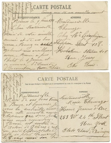 RENNES, FRANCE, LA CATHEDRALE & TWO ORIGINAL ca 1910s POSTCARDS - Picture 2 of 2