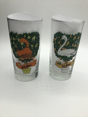 Indiana Glass TWELVE DAYS OF CHRISTMAS 12oz Straight Sided Tumbler Replacements - Picture 3 of 19