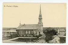 Église SAINT-PASCAL Quebec Canada 1930-40s Cie Internationale d'Importation