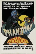 PHANTOM OF THE PARADISE Movie POSTER 27x40 C Paul Williams William Finley