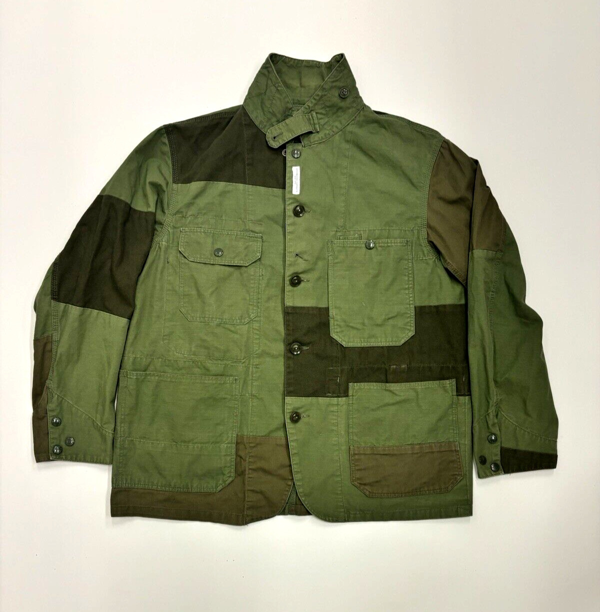 ENGINEERED GARMENTS SS19 patchwork logger workwea… - image 2