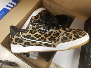Adidas Continental 80 Black Tan Leopard Print Classic F33994 Mens Size 9  NWT | eBay