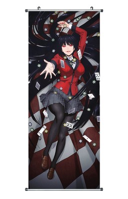 Großes Kakegurui Rollbild | Kakemono aus Stoff | Poster 100x40cm | div. Motive