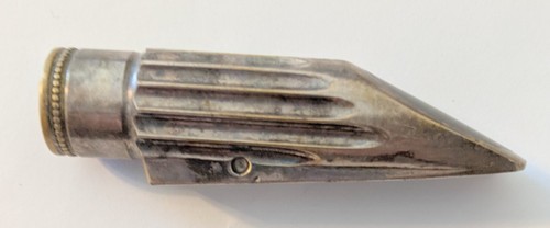 Raro boccaglio sax soprano Selmer in metallo primi d'epoca - Foto 3 di 11