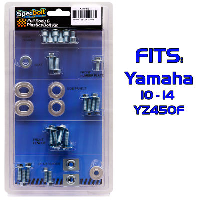 SPECBOLT YAMAHA KYA-63 Full Plastics Body Bolt Kit YZ450F 2010-2014 YZF450