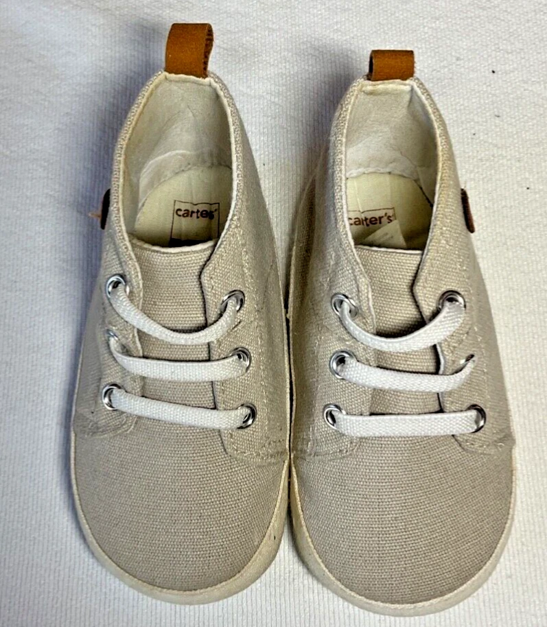 Carter's BABY BOY Tenis Zapatos TALLA 9-12 MOS BEAR NUEVO Foto 4 de 4