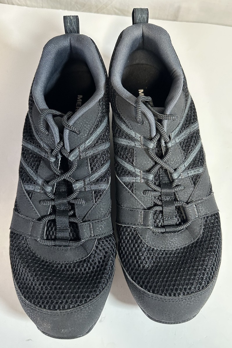 Merrell Men\'s Gray and Black Athletic Shoes Merrell Flex Connect Hyperlock Gray Black Trail Hiking Shoes  main image 3