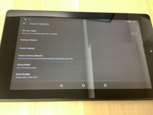 Amazon - Fire 7 7th Generation Tablet (7" display, 6 GB Storage) Black SR043KL - Picture 6 of 6