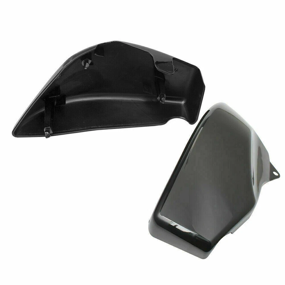 Cubierta de carenado lateral de batería negra brillante para Honda VTX1800R VTX1800S VTX1800N/F/T Foto 4 de 4