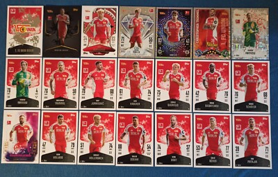 Match Attax Bundesliga 24/25 Union Berlin Team Set Alle 21 Karten Full