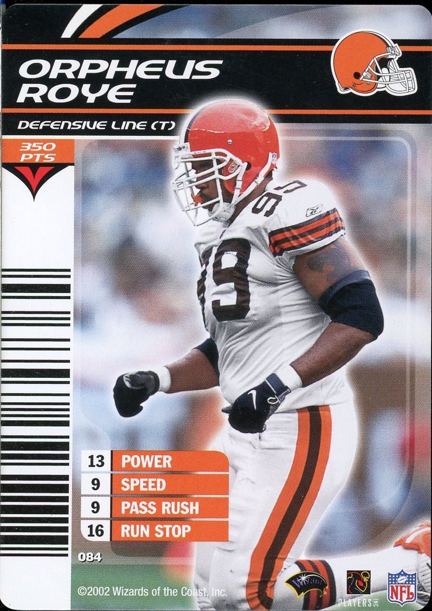2003 NFL Showdown ORPHEUS ROYE BROWNS #084 | eBay