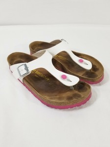 birkenstock gizeh white leather