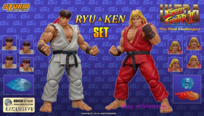 Storm Toys 1/12 CPSF25 Street Fighter RYU & KEN Double Set Figures