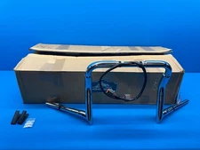 MoKitDora Chrome 14" Rise Prewired Meathook Handlebar For Harley Davidson FLHT