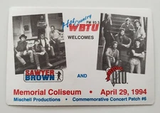 Sawyer Brown Diamond Rio Tour Satin Backstage Pass Otto Gig VIP Concert Sticker