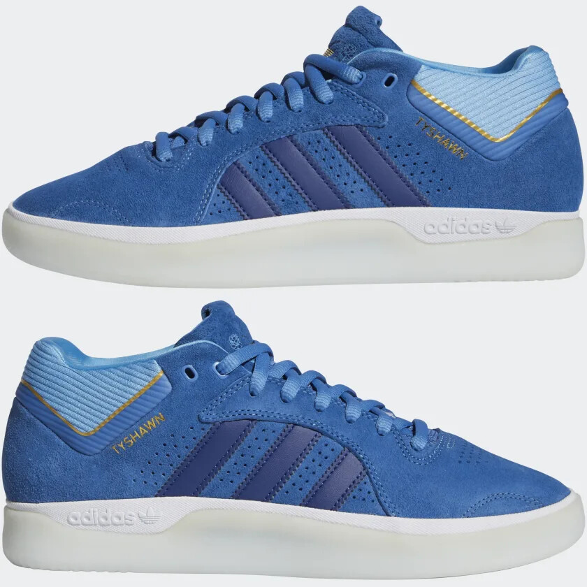 Adidas Skateboarding Tyshawn Jones Sky Blue Suede Size 7 H04934
