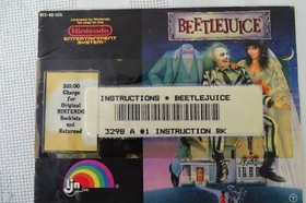 Beetlejuice (Nintendo Entertainment System, 1991) NES COMPLETE with Box & Manual