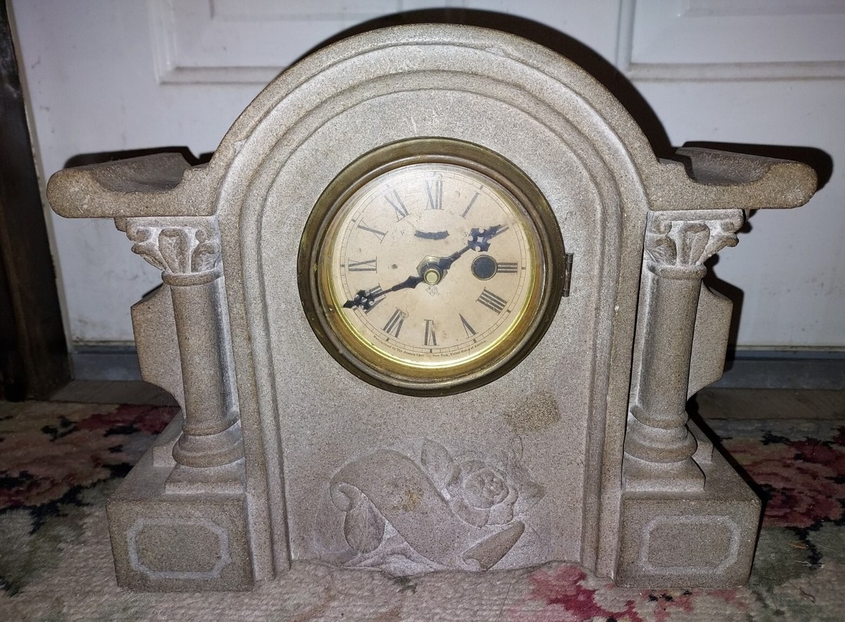 アンソニアANSONIA CLOCK［USA］ Ansonia Clock Co. The Fisher Ball Swing Clock. An American