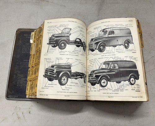 1949-53 MoPar Truck Parts Book Catalog Power Wagon Job Rated 50 51 52 - Picture 5 of 6