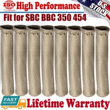 8x 2500 Spark Plug Wire Boot Protector Sleeve Heat Shield Cover Ls12 Titanium