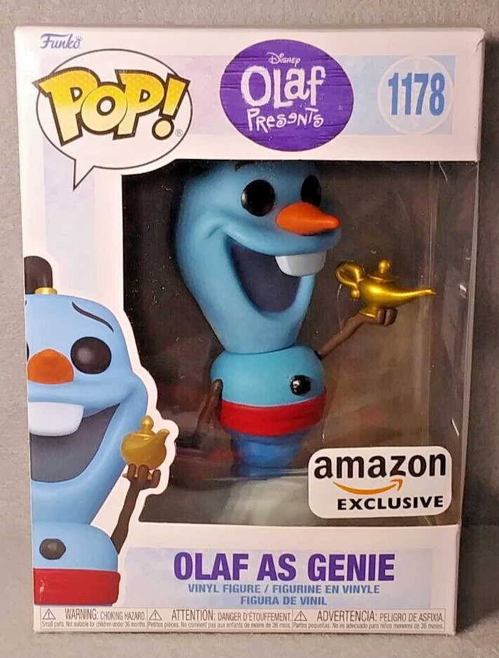 POP figure Disney Olaf Present Olaf as Genie Exclusive