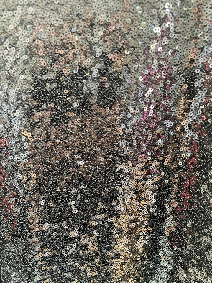 Falda Downeast Talla S Midi Negra Lentejuelas Lápiz Brillo Retro Disco Fiesta Formal Foto 2 de 4