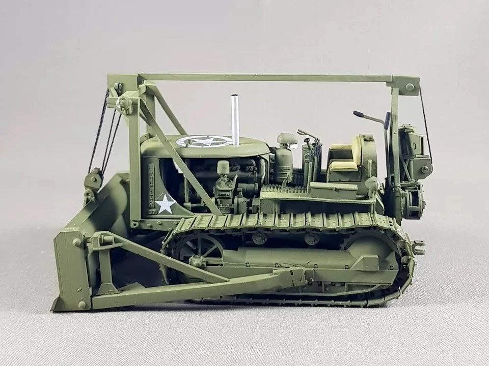 Topadora de resina 1/50 Caterpillar D7 Segunda Guerra Mundial con hoja LeTourneau WEK7 - hecha a medida Foto 2 de 4