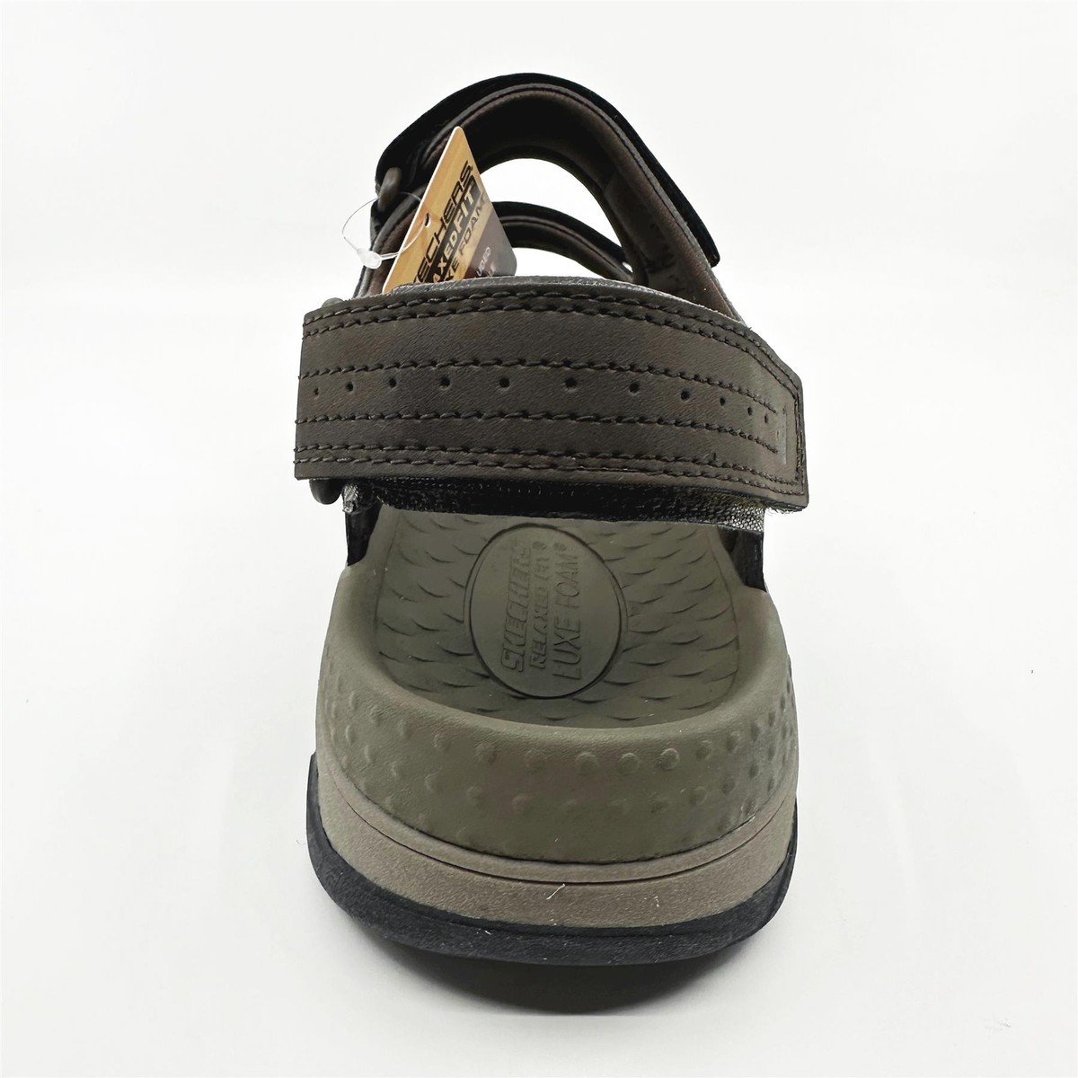 Skechers Tresmen Garo Chocolate Brown Mens Sandal Relaxed 