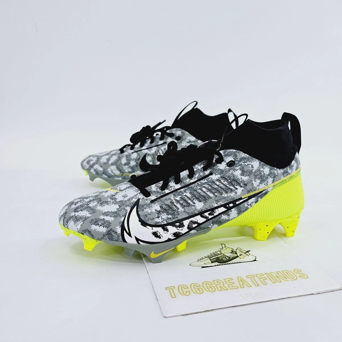 Nike Vapor Edge Pro 360 2 Football Cleats Camo Black Volt Mens Size 10.5 NEW