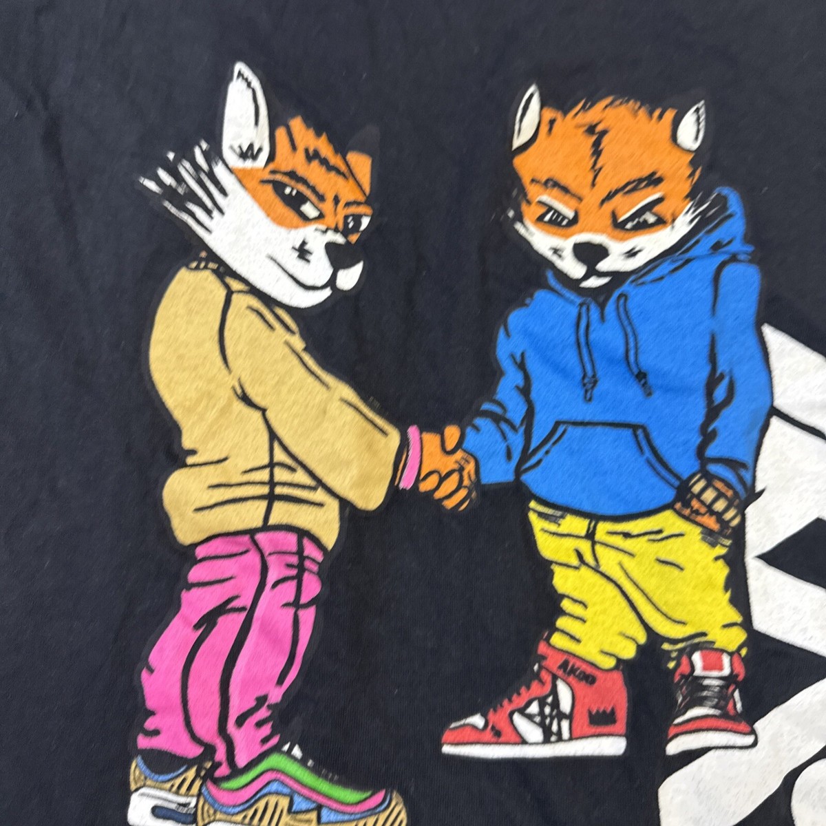 Akoo Black T-shirt Fox Handshake XL View 3