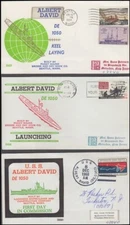 US NAVY COVERS 1964-73 USS ALBERT DAVID NAVAL COVERS (ID:261/D57990)