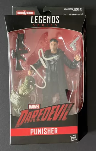 Figura de acción Punisher Marvel Legends Hasbro Netflix firmada Jon Bernthal