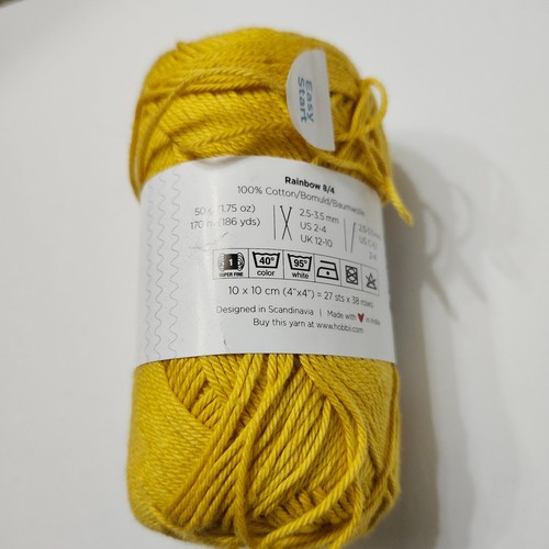 Hobbii Rainbow Yarn 8/4 Quality 100% Cotton PRICE PER SKEIN - YOU CHOOSE - Picture 260 of 329