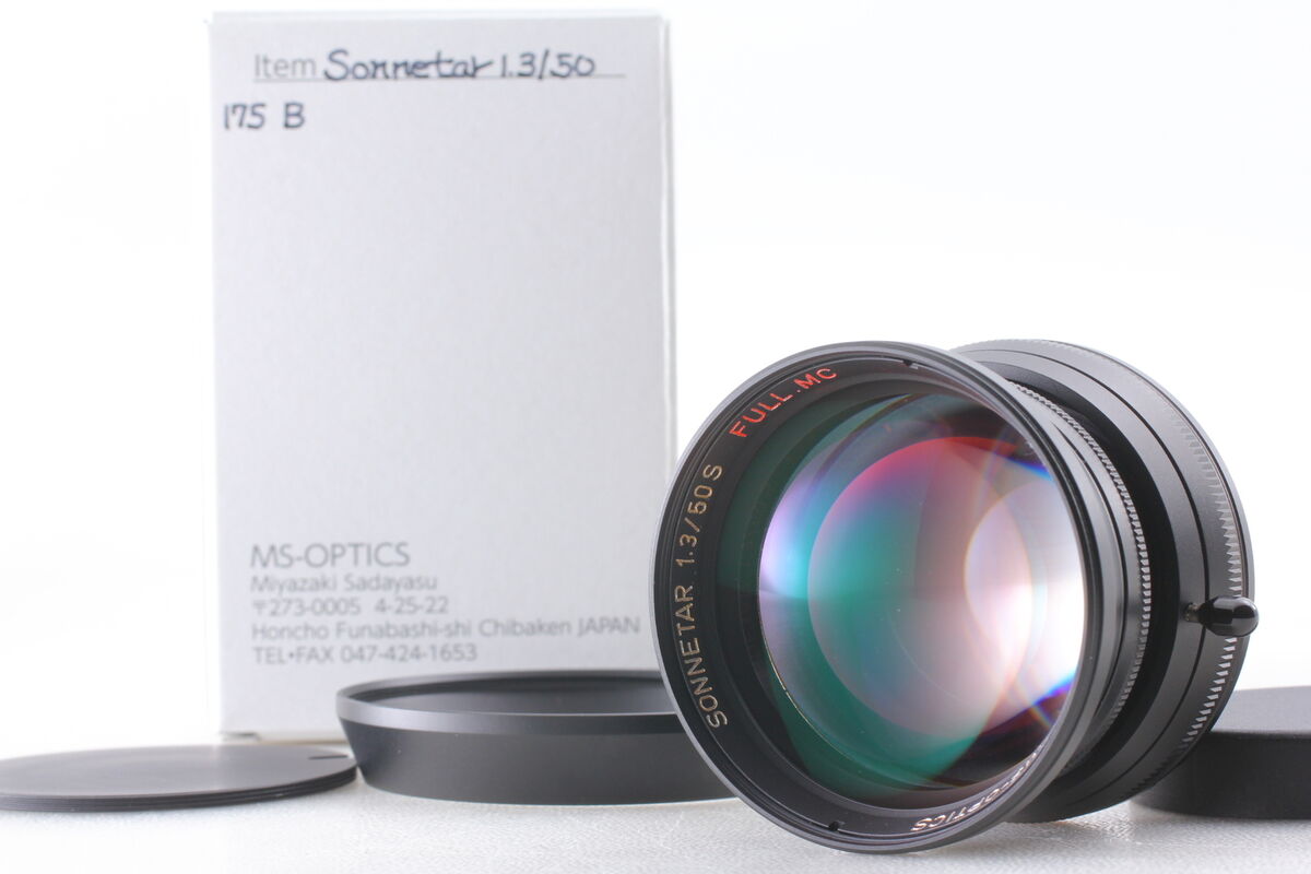 NOS Top MINT MS Optics Sonnetar 50mm S f1.3 Full MC Miyazaki NOS Top MINT MS Optics Sonnetar 50mm S f1.3 Full MC Miyazaki