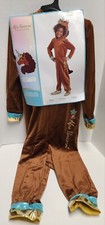 Girl's Deluxe Afro Unicorn  Jumpsuit Halloween Costume XS 3t 4t Toddler Kid New