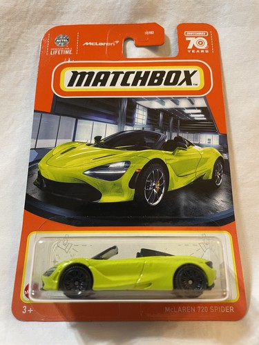 Matchbox McLaren 720 Spider – 70 Jahre Edition, Spielzeugauto Im Miniaturformat