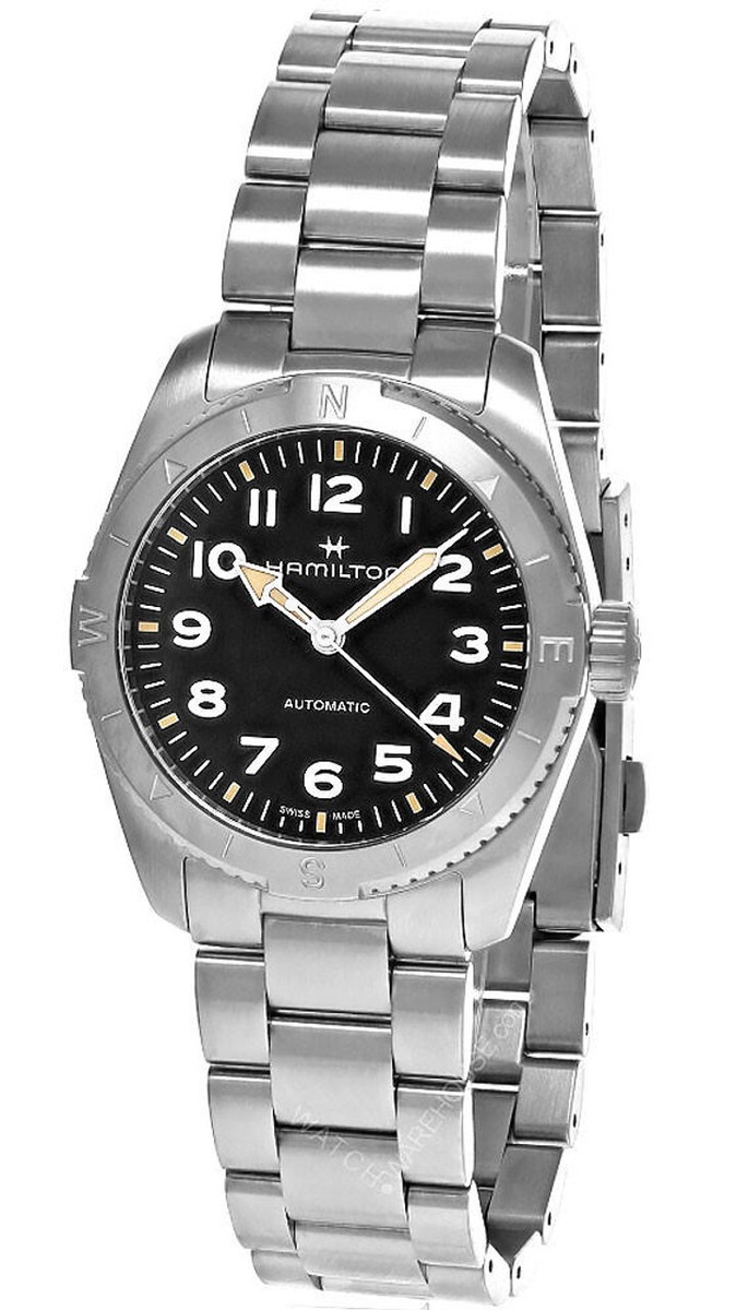 HAMILTON Khaki Field Expedition AUTO 37MM Black Dial Men's Watch