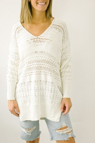 ob945255 Coarse Knitting Sweater Cloud 