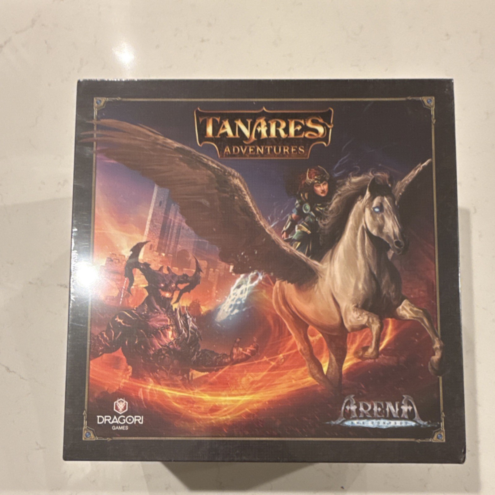 Dragori Games Tanares Adventures Fantasy Board Game with Miniatures, Complete