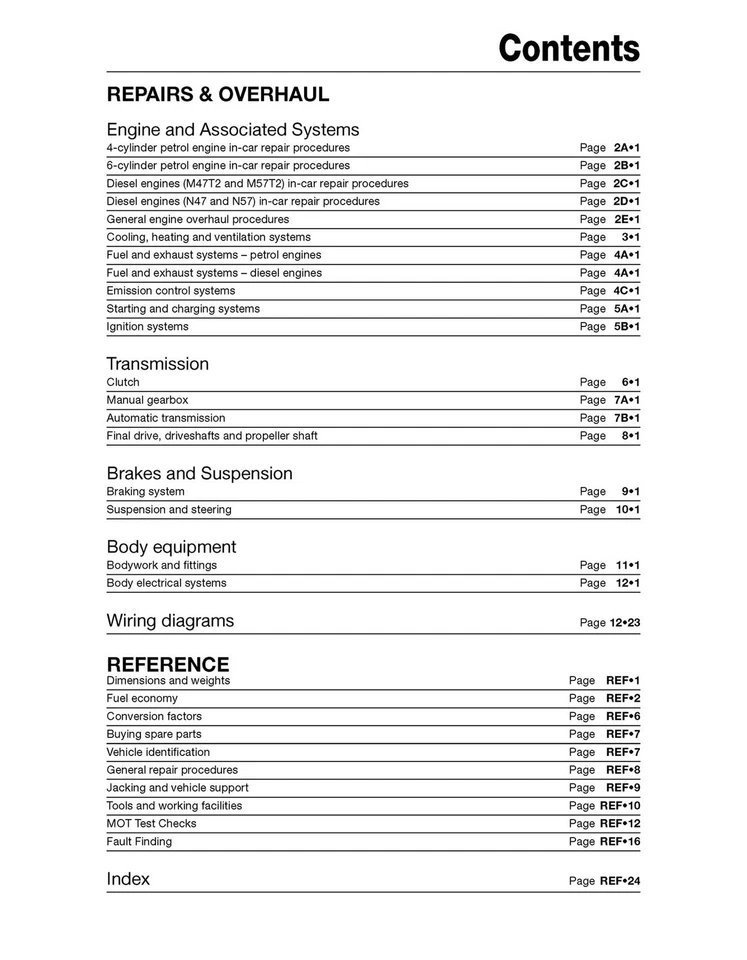 BMW 3-Series Petrol & Diesel (2005-Sept 2008) Haynes Repair Manual - Image 4 of 4