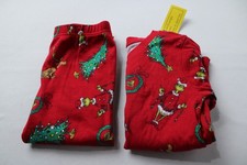 The Grinch Boy's Carter's Snug Fit Cotton 2-Piece Pajama Set WR4 Red Size 7 NWT
