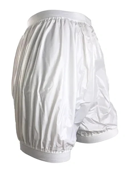 Short d'incontinence blanc en taille L pour adultes fuites urinaires