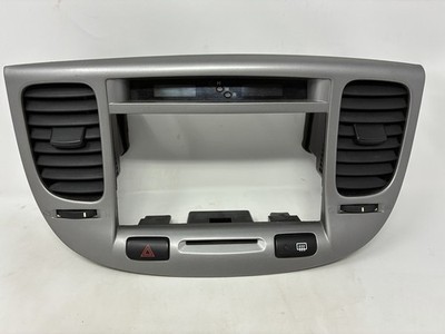 2006-2011 KIA RIO Dash Trim Vents Climate Radio Bezel Center Panel Silver OEM