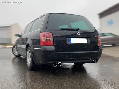 Fox Duplex Racing-Komplettanlage für VW Passat 3B 3BG 4Motion 2x76mm
