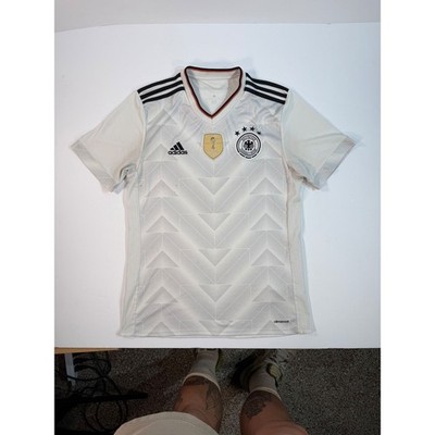 Adidas Germany 2017 Confederations Cup Away Jersey White B47873 Mens Medium