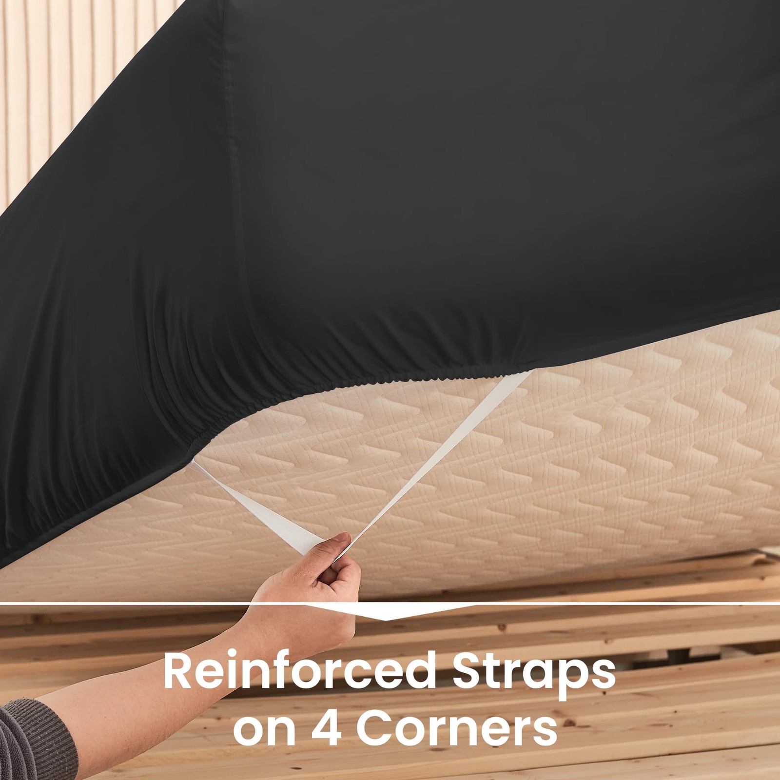 Queen Fitted Sheet Only Ultra Soft Brushed Microfiber Hotel Quality Bottom Sh